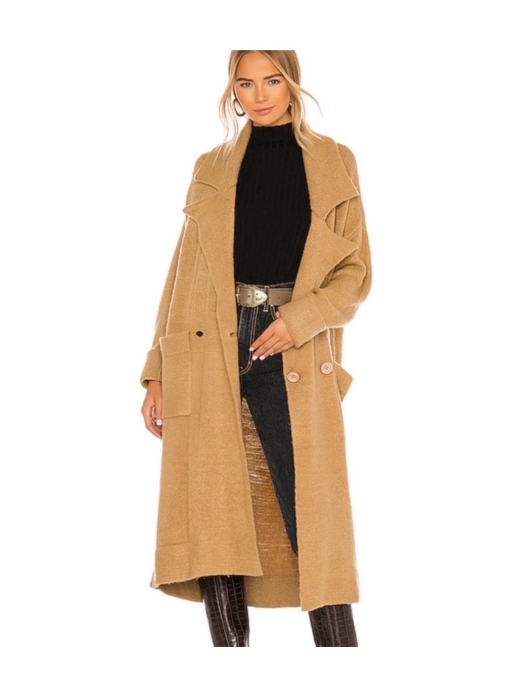 Show me your MuMu Melrose Sweater Jacket Camel Knit Size XXL